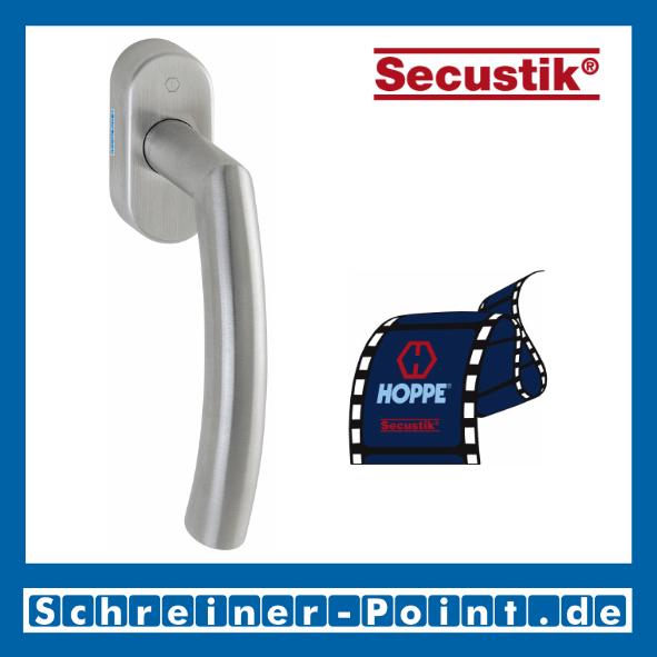 Hoppe Trondheim Fenstergriff F69 Edelstahl Secustik E0430/US956